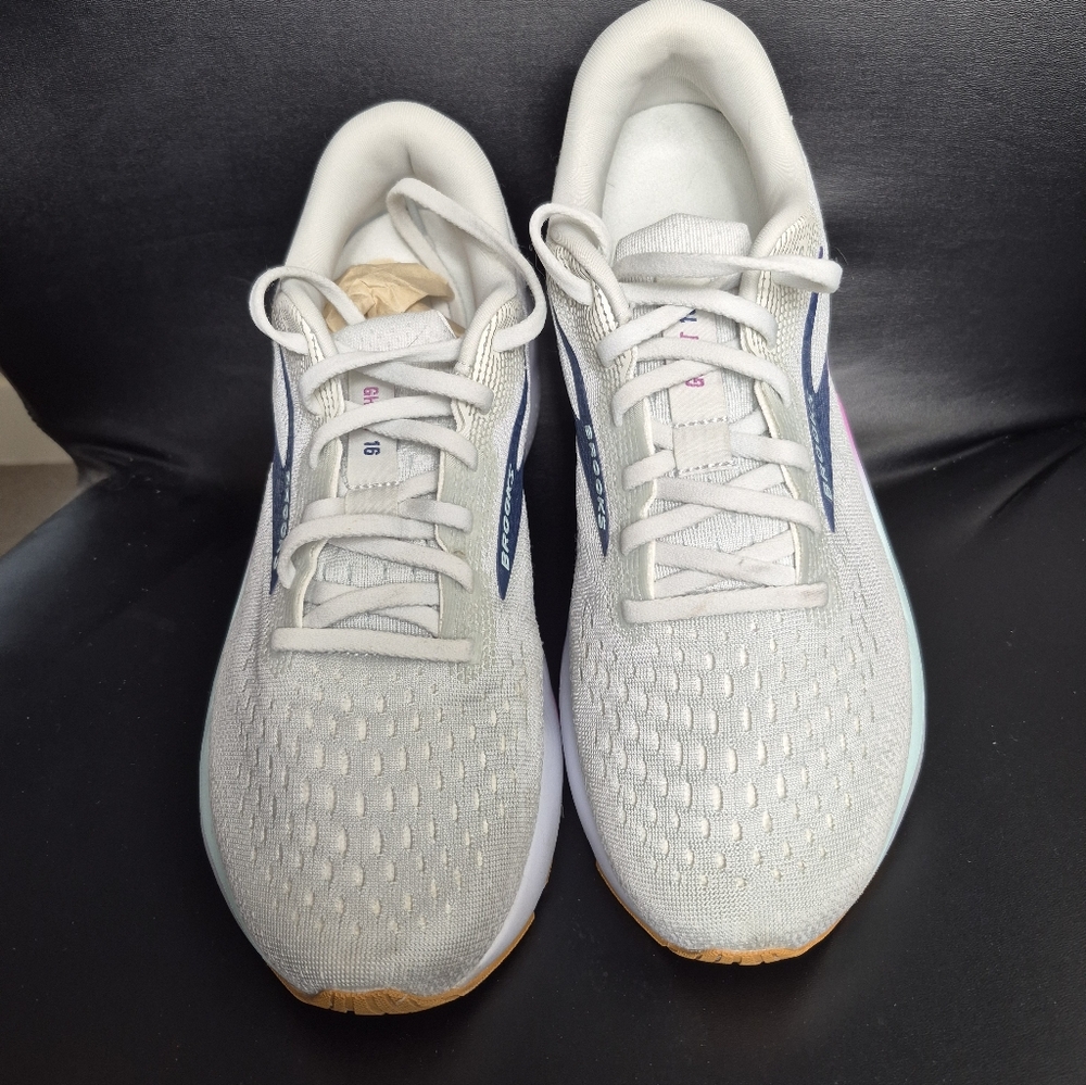 Brooks Ghost 16 Wom Size 10 (D)WIDE  Grey/Pink - Picture 2 of 7